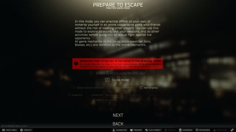 Escape from Tarkov - Coop Mode - Patch 12.12.30