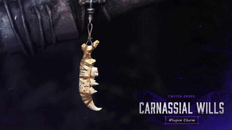 Hunt: Showdown - Carnassial Wills Weapon Charm - Twitch Drops