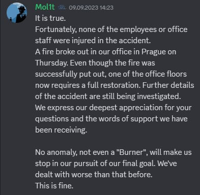 Stalker 2 - Fire Statement Discord