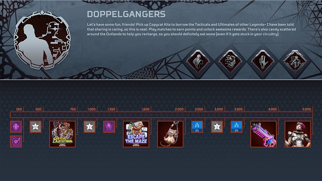 Apex Legends - Doppelganger Collection Event Reward Tracker