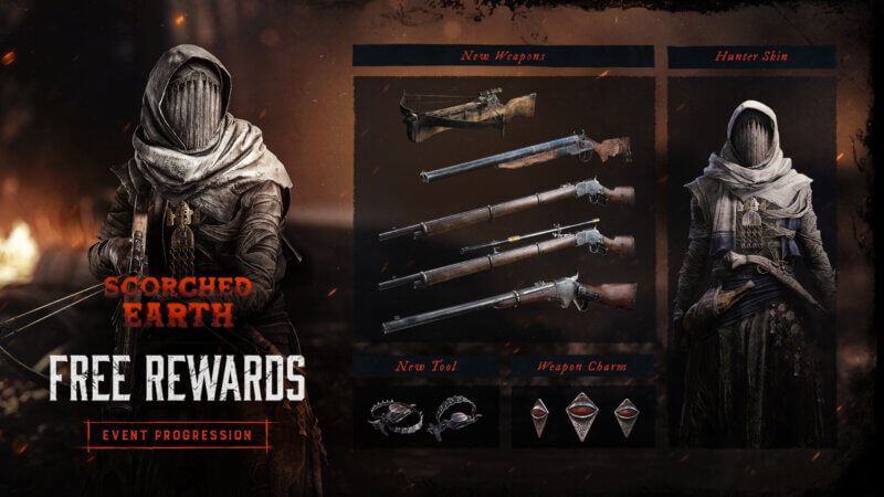 Hunt: Showdown 1896 - Scorched Earth Event - Free Rewards