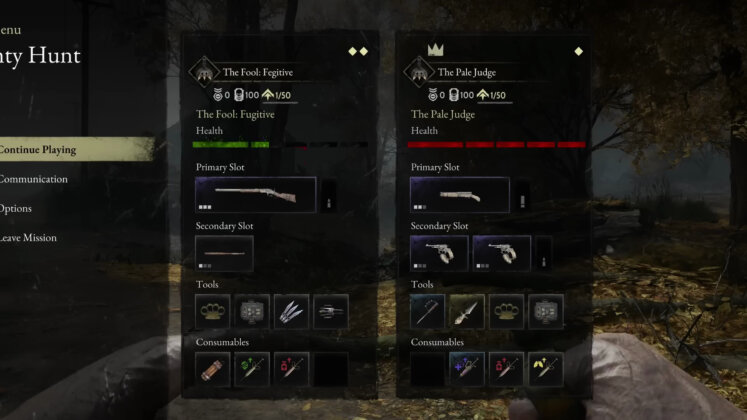 Hunt: Showdown 1896 - New Pause Screen with Team Details